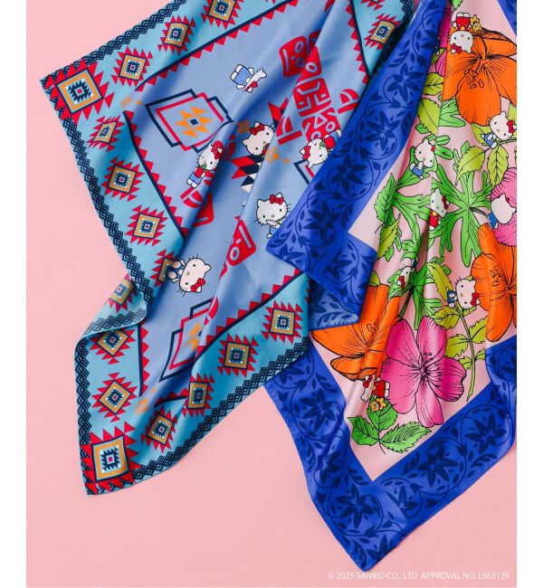 JOURNAL STANDARD「HELLO KITTY / ハローキティ シルクスカーフ」|バンダナ・スカーフ|