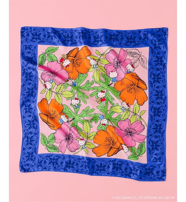 JOURNAL STANDARD「HELLO KITTY / ハローキティ シルクスカーフ」|バンダナ・スカーフ|ピンク