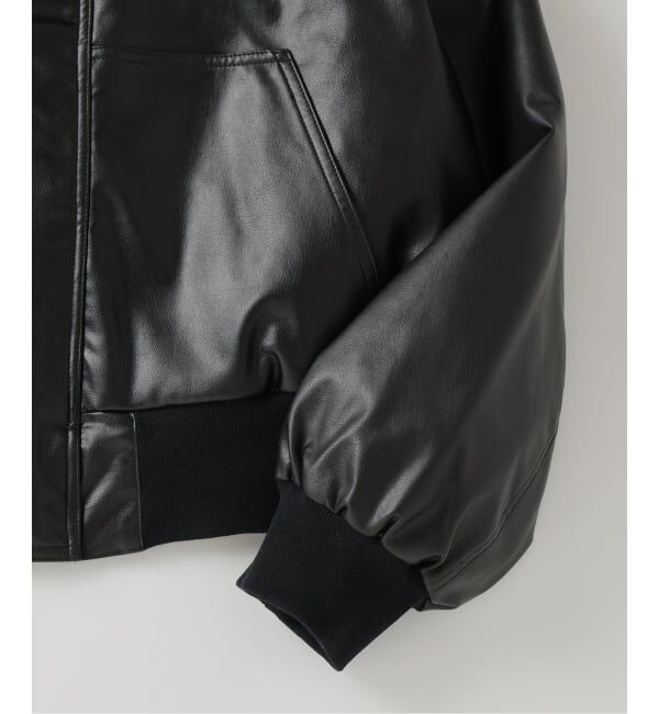 JOURNAL STANDARD「フェイクレザー ファイヤーマン フード ジャケット」|ライダースジャケット|