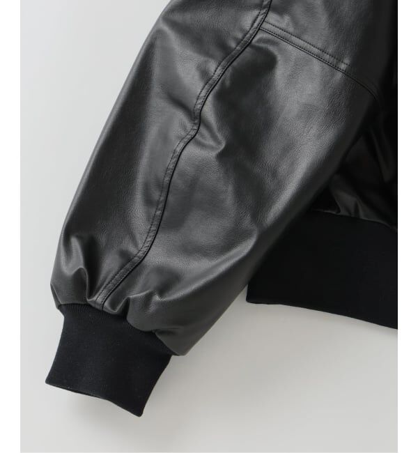 JOURNAL STANDARD「フェイクレザー ファイヤーマン フード ジャケット」|ライダースジャケット|