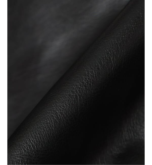 JOURNAL STANDARD「フェイクレザー ファイヤーマン フード ジャケット」|ライダースジャケット|