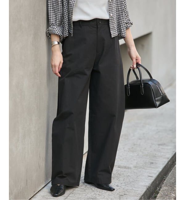 JOURNAL STANDARD「タイプライターコクーンパンツ」|その他|ブラック