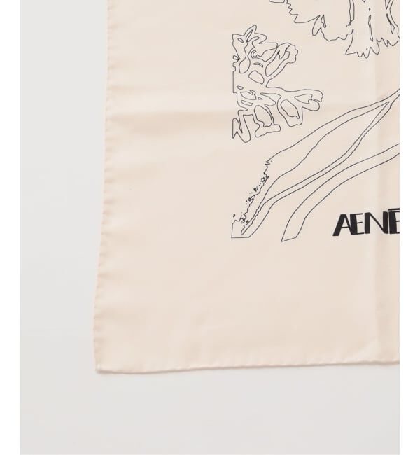 journal standard L'essage「《予約》【AENEIS/エネス】Nostalgia Flowers Silk Scarf：スカーフ」|バンダナ・スカーフ|
