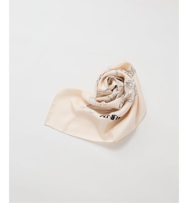 journal standard L'essage「《予約》【AENEIS/エネス】Nostalgia Flowers Silk Scarf：スカーフ」|バンダナ・スカーフ|