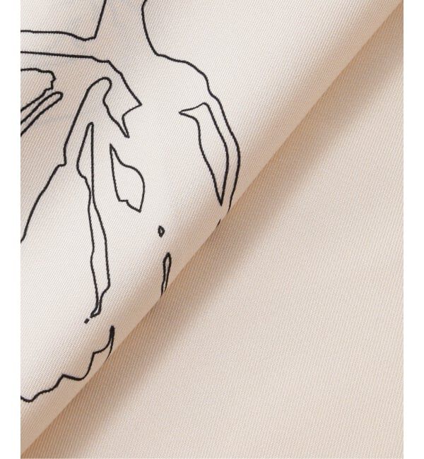 journal standard L'essage「《予約》【AENEIS/エネス】Nostalgia Flowers Silk Scarf：スカーフ」|バンダナ・スカーフ|
