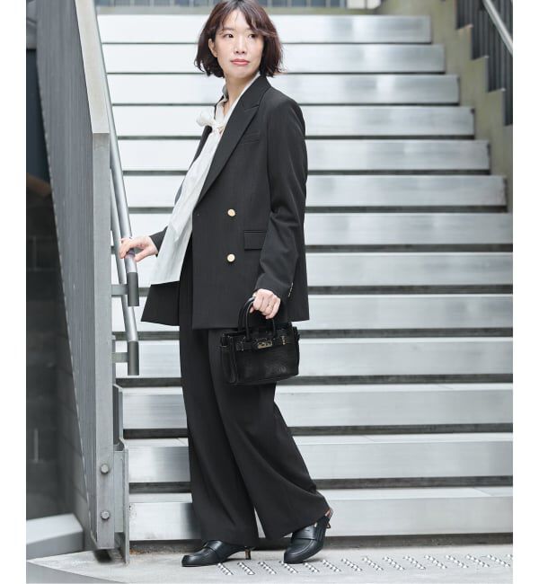 journal standard L'essage「ヴィスポリギャバ パンツ」|スラックス|