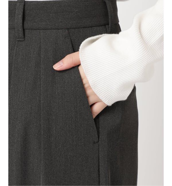 journal standard L'essage「ヴィスポリギャバ パンツ」|スラックス|