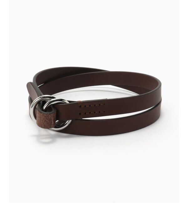 JOURNAL STANDARD「J&M DAVIDSON / ジェイ＆エム デヴィッドソン RING BELT 20MM」|ベルト|ブラウン