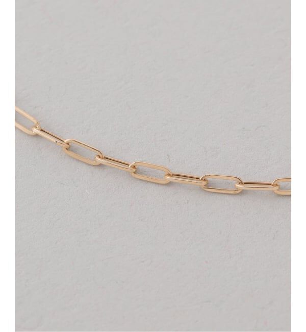 Lilas by Spick&Span「ホールダイヤ5pクリップチェーンネックレス K18」|ネックレス|