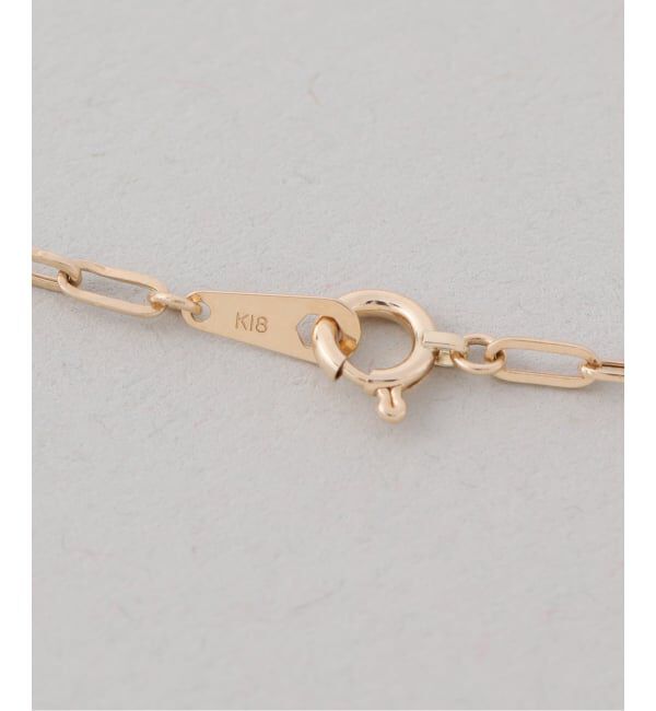 Lilas by Spick&Span「ホールダイヤ5pクリップチェーンネックレス K18」|ネックレス|