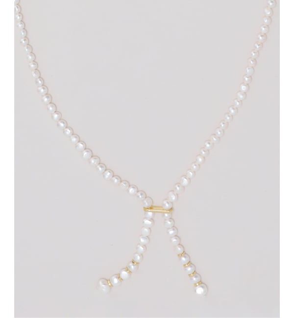 Spick and Span「EO / イオ Pearl & PC ロングネックレス」|ネックレス|