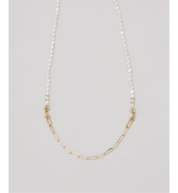 Spick and Span「EO / イオ Pearl & PC ロングネックレス」|ネックレス|