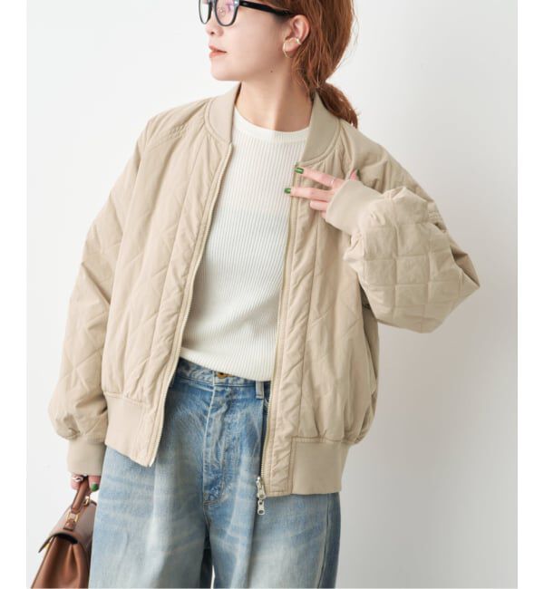 Spick and Span「リバーシブルキルティングブルゾン」|その他|