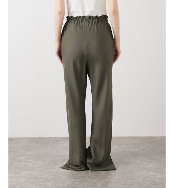 FRAMeWORK「Raspail/ラスパイユ シルクパンツ」|スラックス|