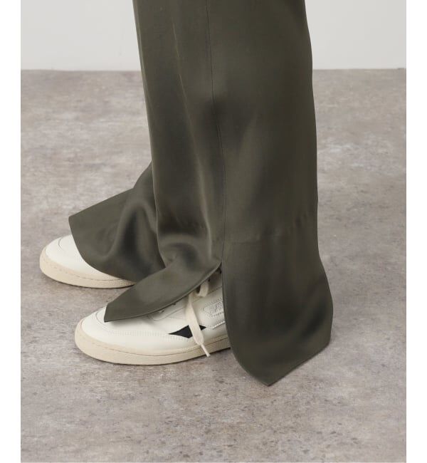 FRAMeWORK「Raspail/ラスパイユ シルクパンツ」|スラックス|