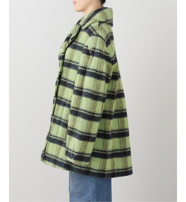 U by SPICK&SPAN「GANNI / ガニー Brushed Wool Check Midi Coat」|その他|