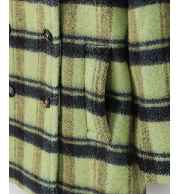 U by SPICK&SPAN「GANNI / ガニー Brushed Wool Check Midi Coat」|その他|