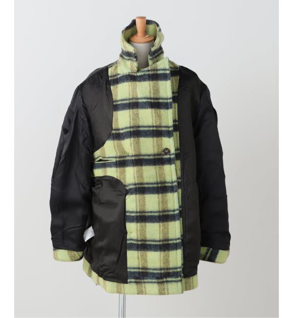 U by SPICK&SPAN「GANNI / ガニー Brushed Wool Check Midi Coat」|その他|