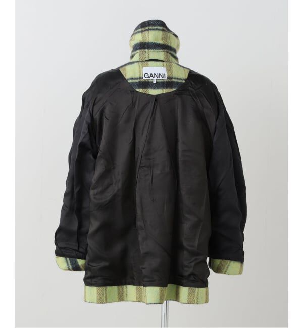 U by SPICK&SPAN「GANNI / ガニー Brushed Wool Check Midi Coat」|その他|