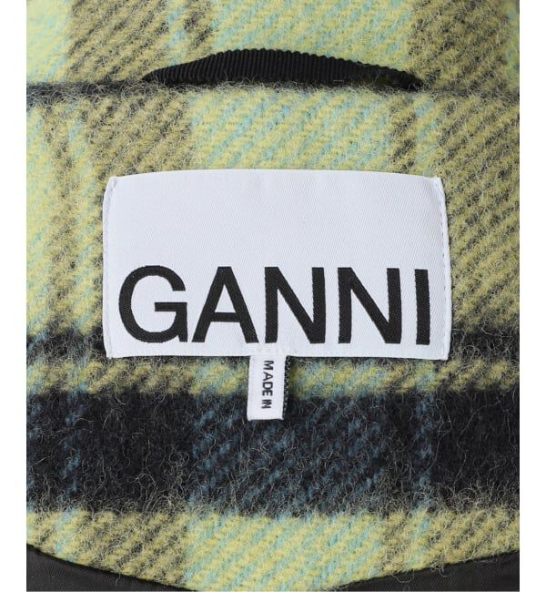 U by SPICK&SPAN「GANNI / ガニー Brushed Wool Check Midi Coat」|その他|