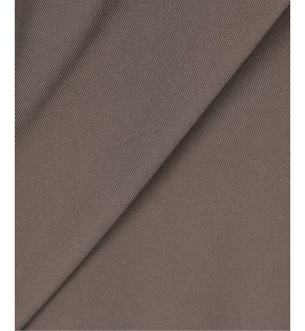 NOBLE「《予約・セットアップ対応》フローツイルダブルタックワイドパンツ」|スラックス|