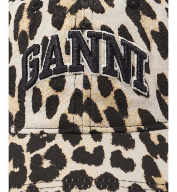 U by SPICK&SPAN「GANNI / ガニー Washed Cotton Canvas Cap Leo Emb」|キャップ・キャスケット|
