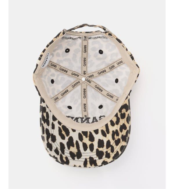 U by SPICK&SPAN「GANNI / ガニー Washed Cotton Canvas Cap Leo Emb」|キャップ・キャスケット|