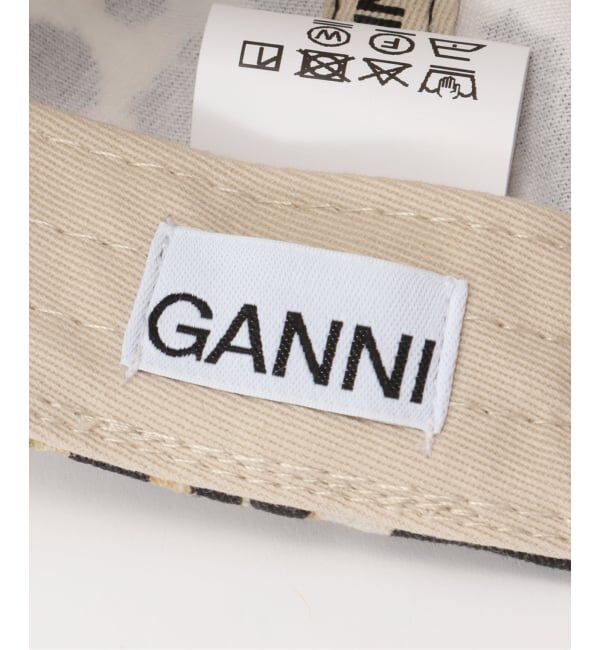 U by SPICK&SPAN「GANNI / ガニー Washed Cotton Canvas Cap Leo Emb」|キャップ・キャスケット|