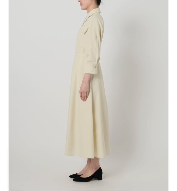  「【洗える】リベットシャツワンピース」|ワンピース|