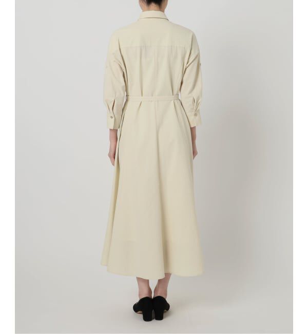  「【洗える】リベットシャツワンピース」|ワンピース|