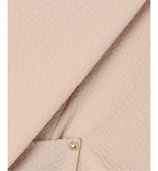  「【洗える】リベットシャツワンピース」|ワンピース|