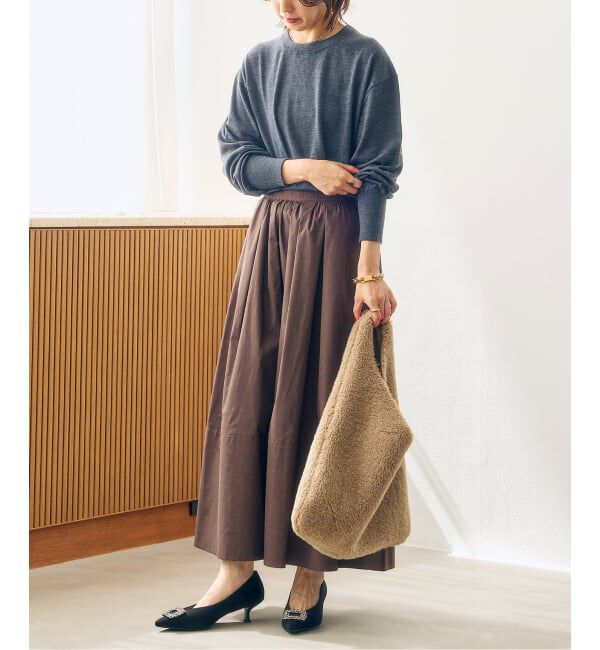  「4.5cmフラワービジューバックルパンプス」|パンプス|