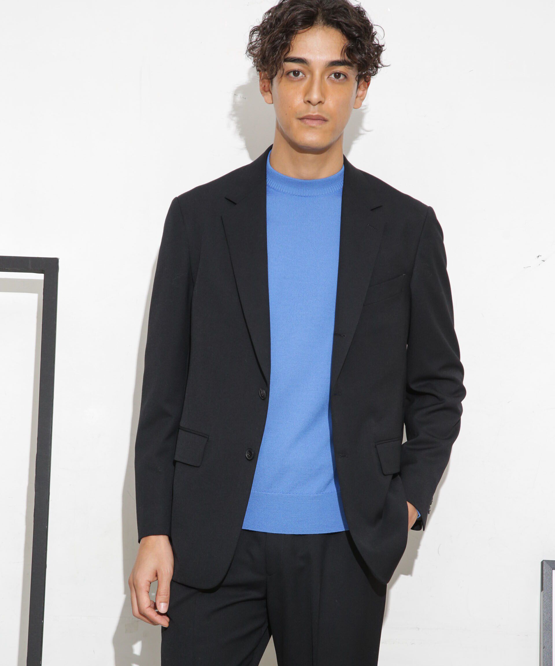 nano･universe「｢ESSENTIALLINE｣TWソリッドシングルジャケット」|スーツ|