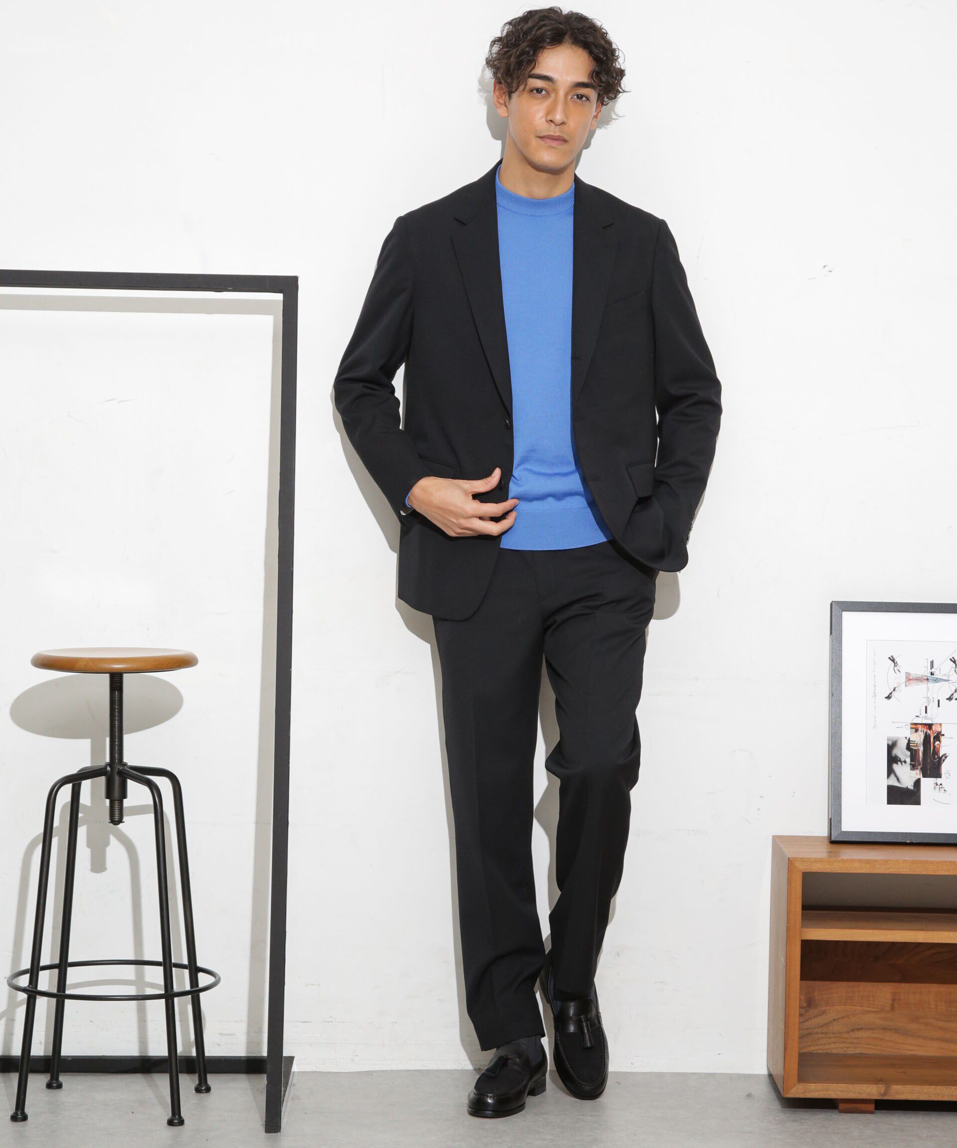 nano･universe「｢ESSENTIALLINE｣TWソリッドシングルジャケット」|スーツ|