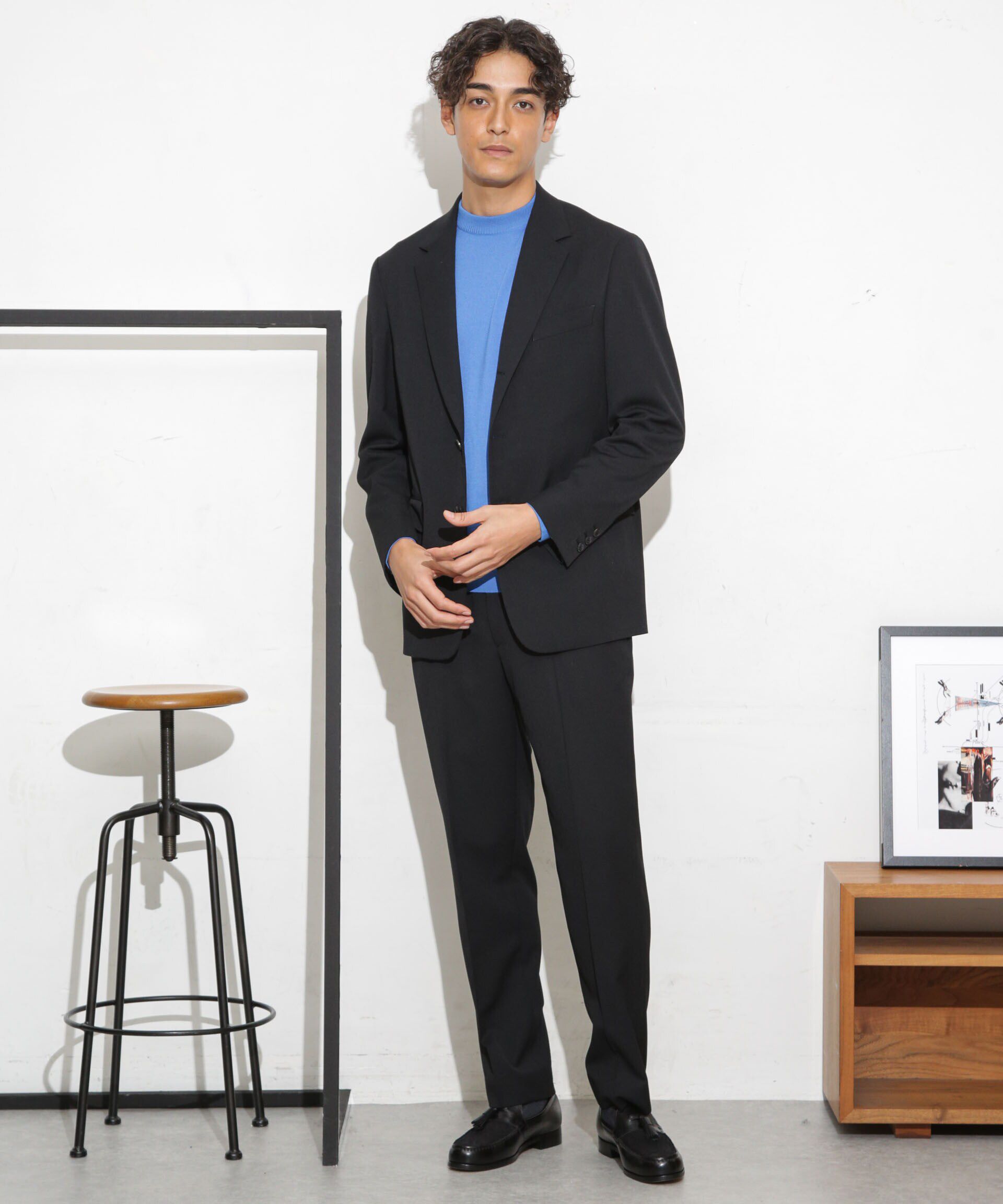 nano･universe「｢ESSENTIALLINE｣TWソリッドシングルジャケット」|スーツ|