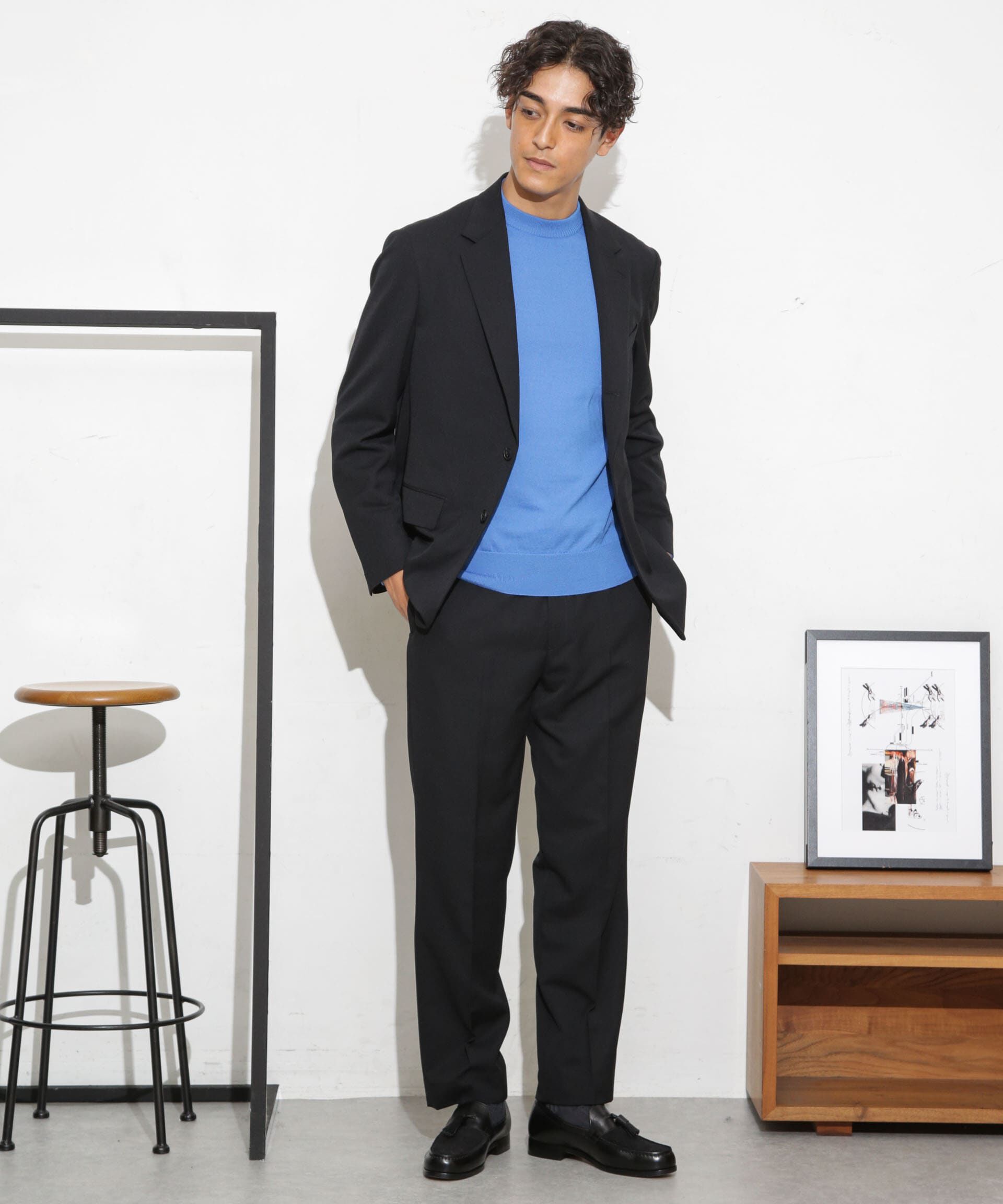 nano･universe「｢ESSENTIALLINE｣TWソリッドシングルジャケット」|スーツ|