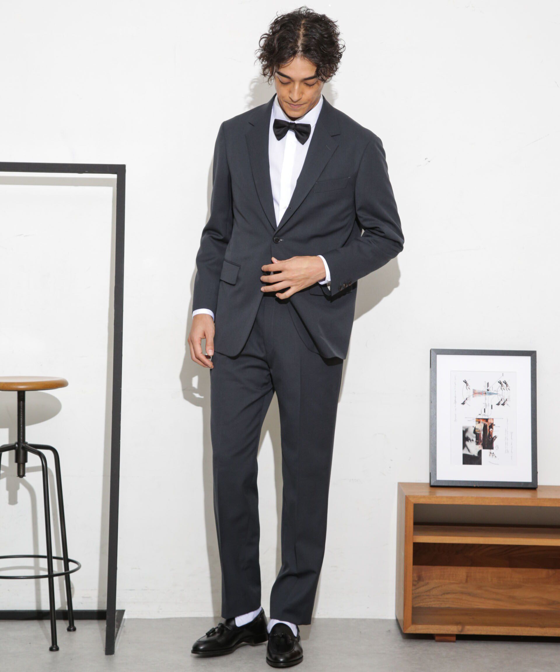 nano･universe「｢ESSENTIALLINE｣TWソリッドシングルジャケット」|スーツ|