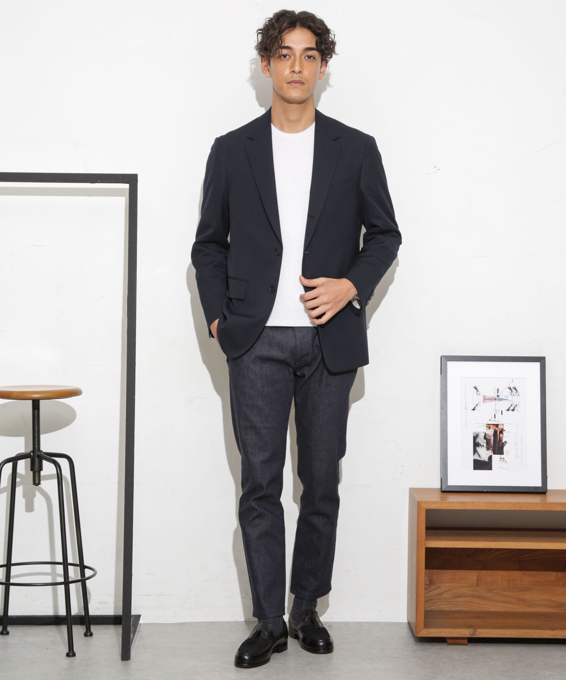 nano･universe「｢ESSENTIALLINE｣TWソリッドシングルジャケット」|スーツ|