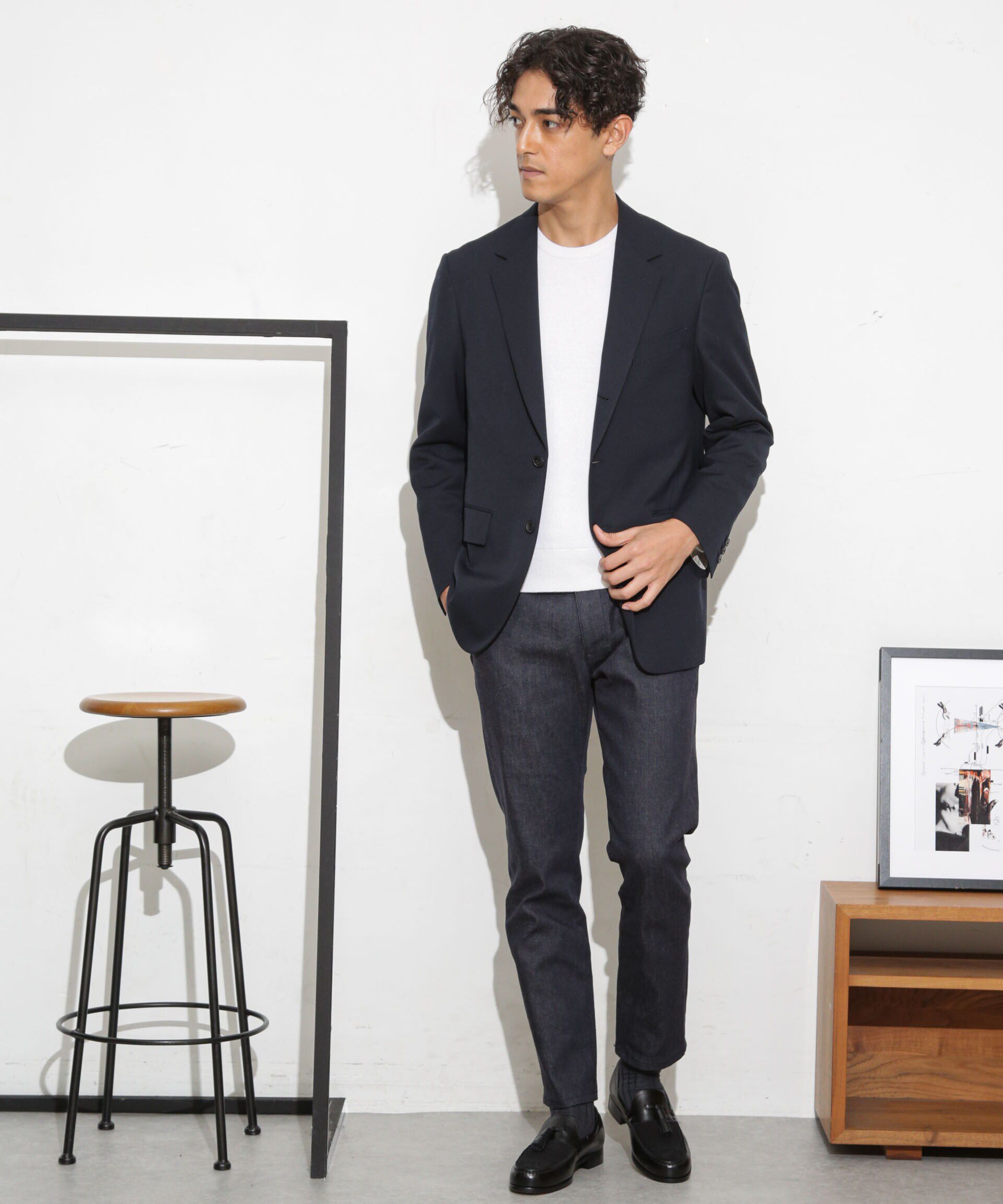 nano･universe「｢ESSENTIALLINE｣TWソリッドシングルジャケット」|スーツ|