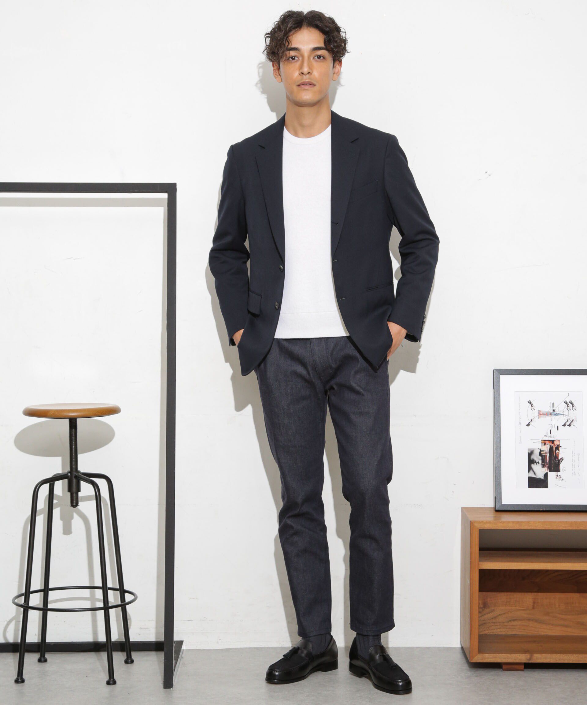 nano･universe「｢ESSENTIALLINE｣TWソリッドシングルジャケット」|スーツ|