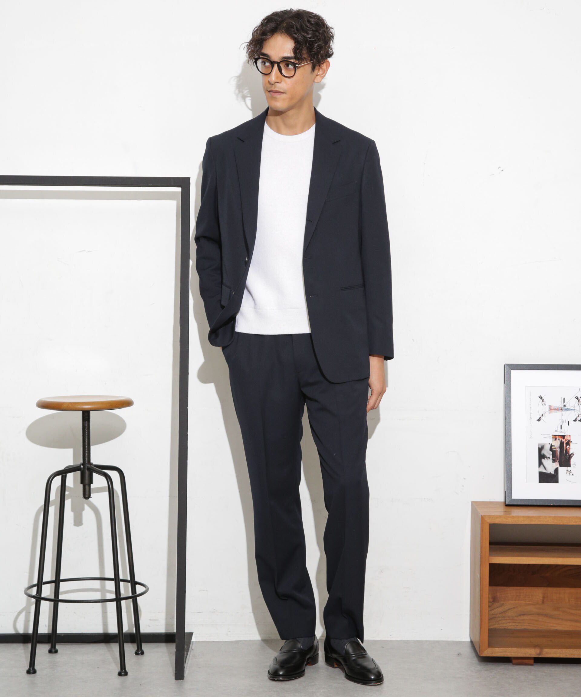 nano･universe「｢ESSENTIALLINE｣TWソリッドシングルジャケット」|スーツ|