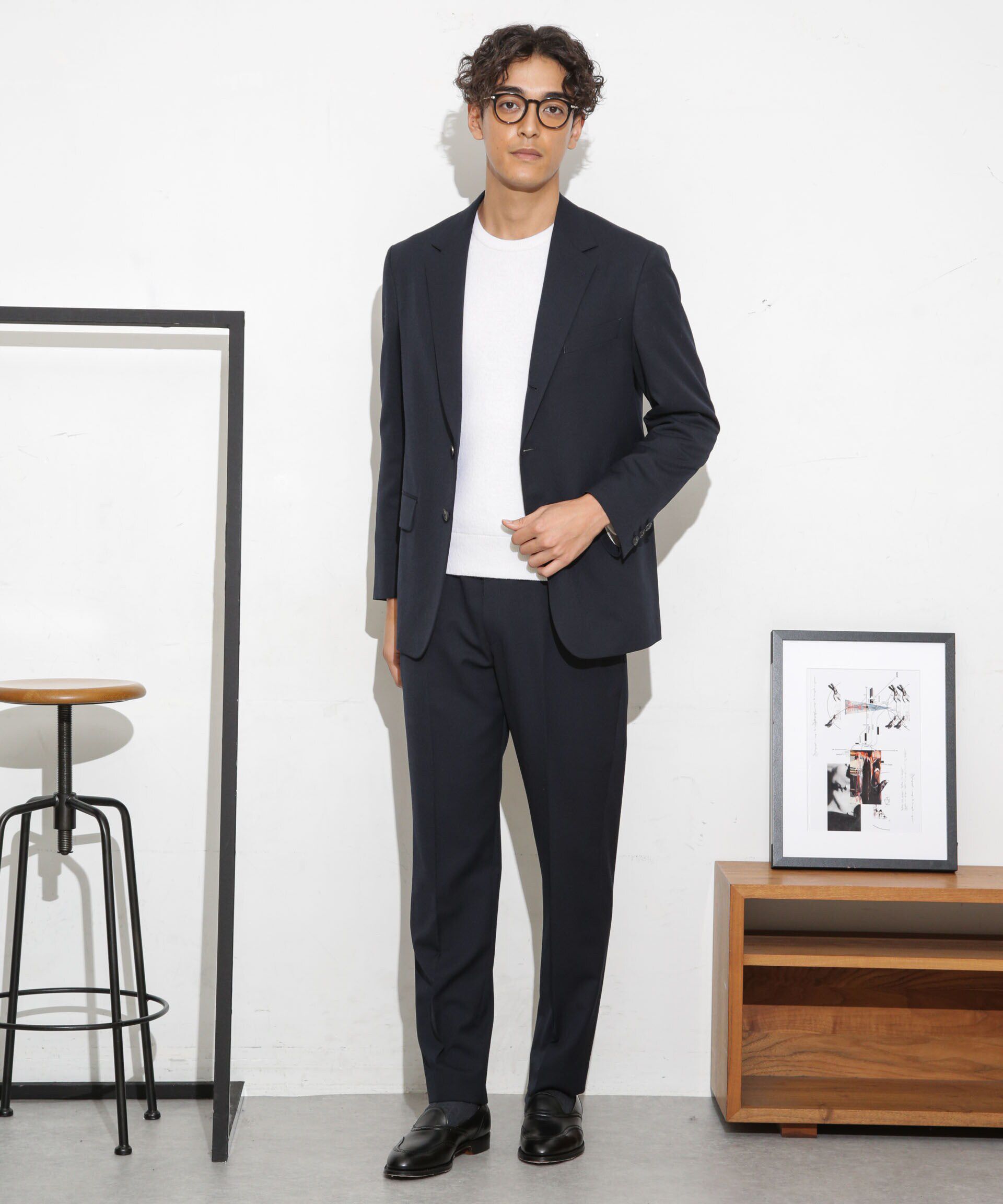 nano･universe「｢ESSENTIALLINE｣TWソリッドシングルジャケット」|スーツ|