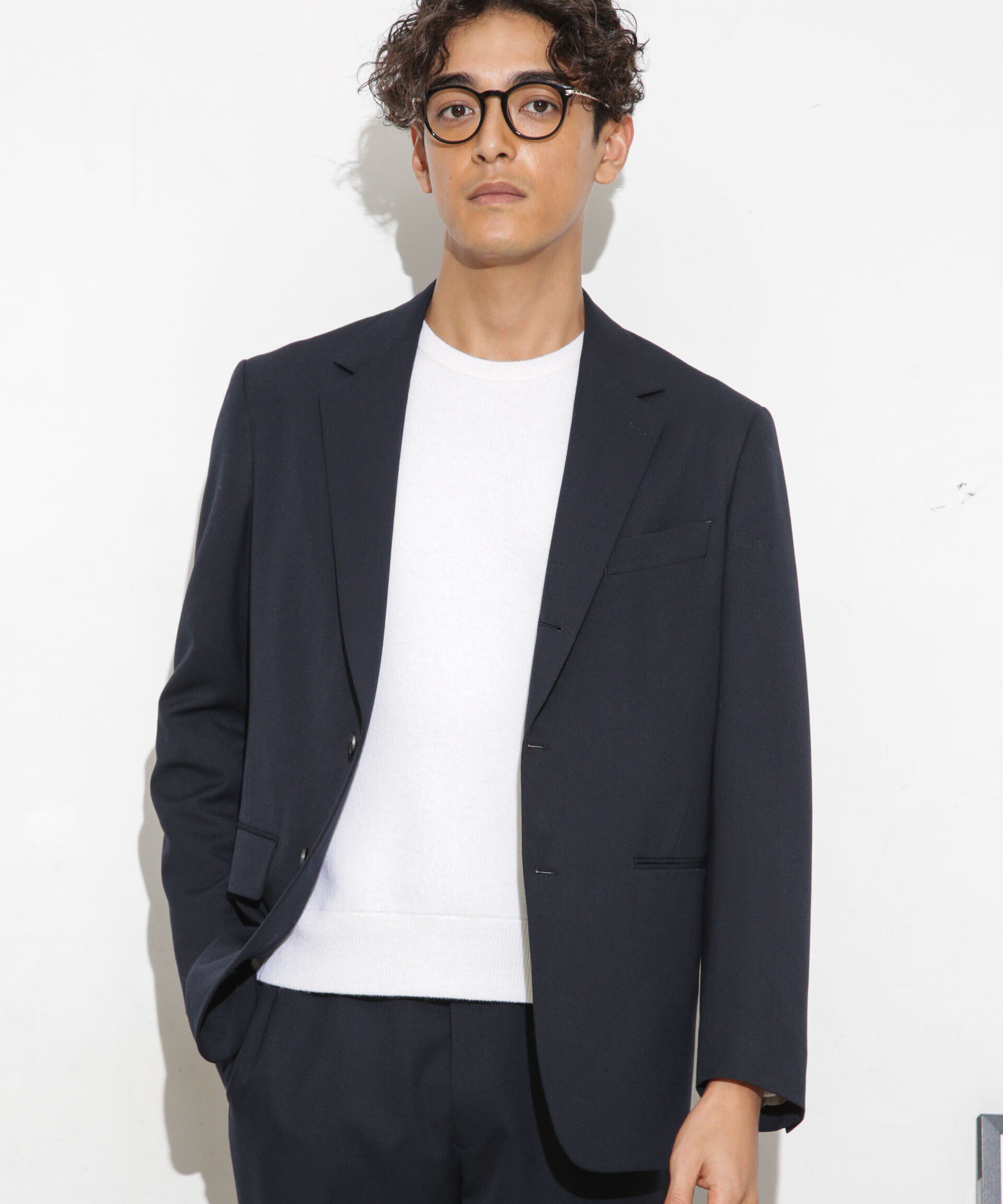 nano･universe「｢ESSENTIALLINE｣TWソリッドシングルジャケット」|スーツ|