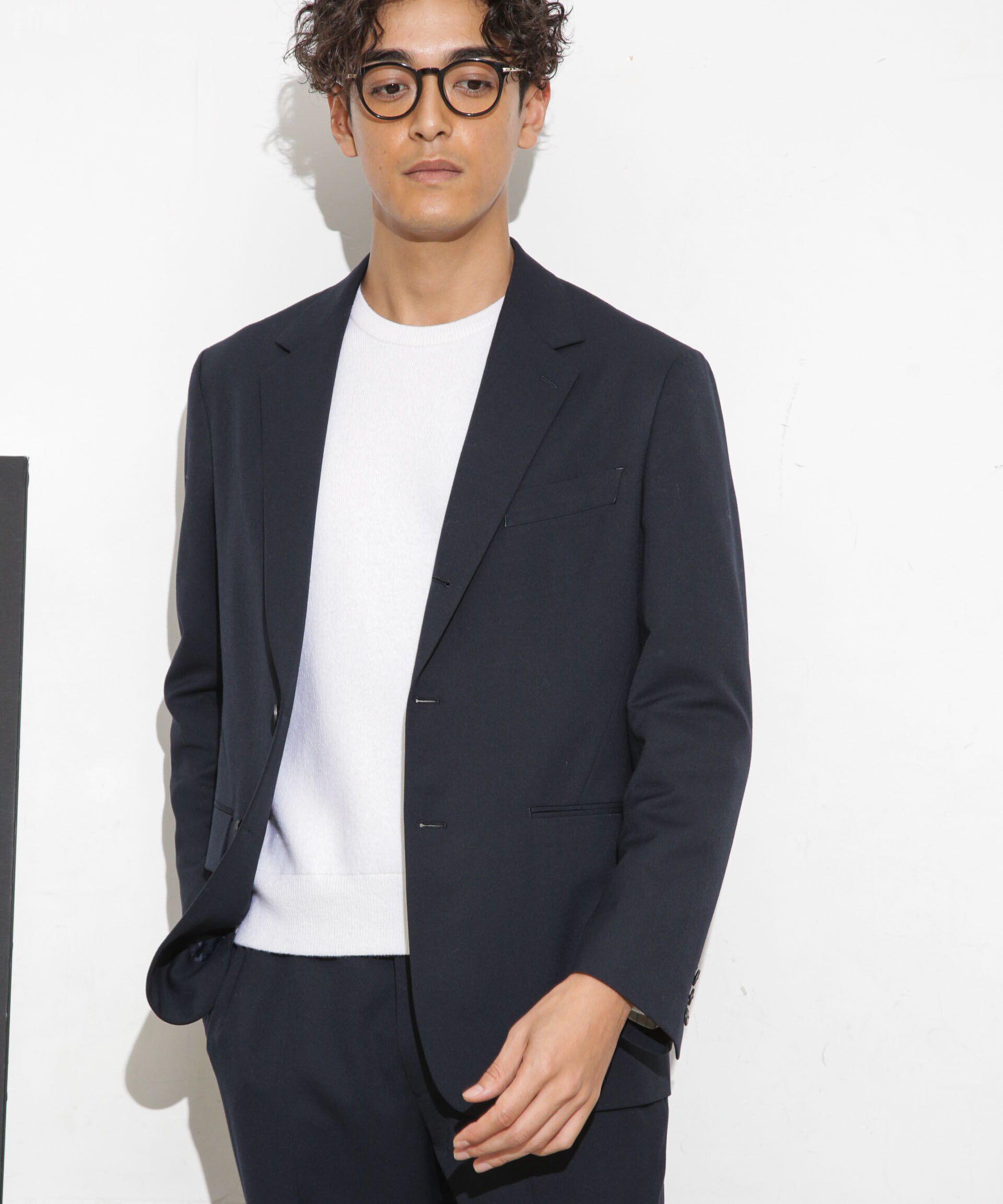 nano･universe「｢ESSENTIALLINE｣TWソリッドシングルジャケット」|スーツ|