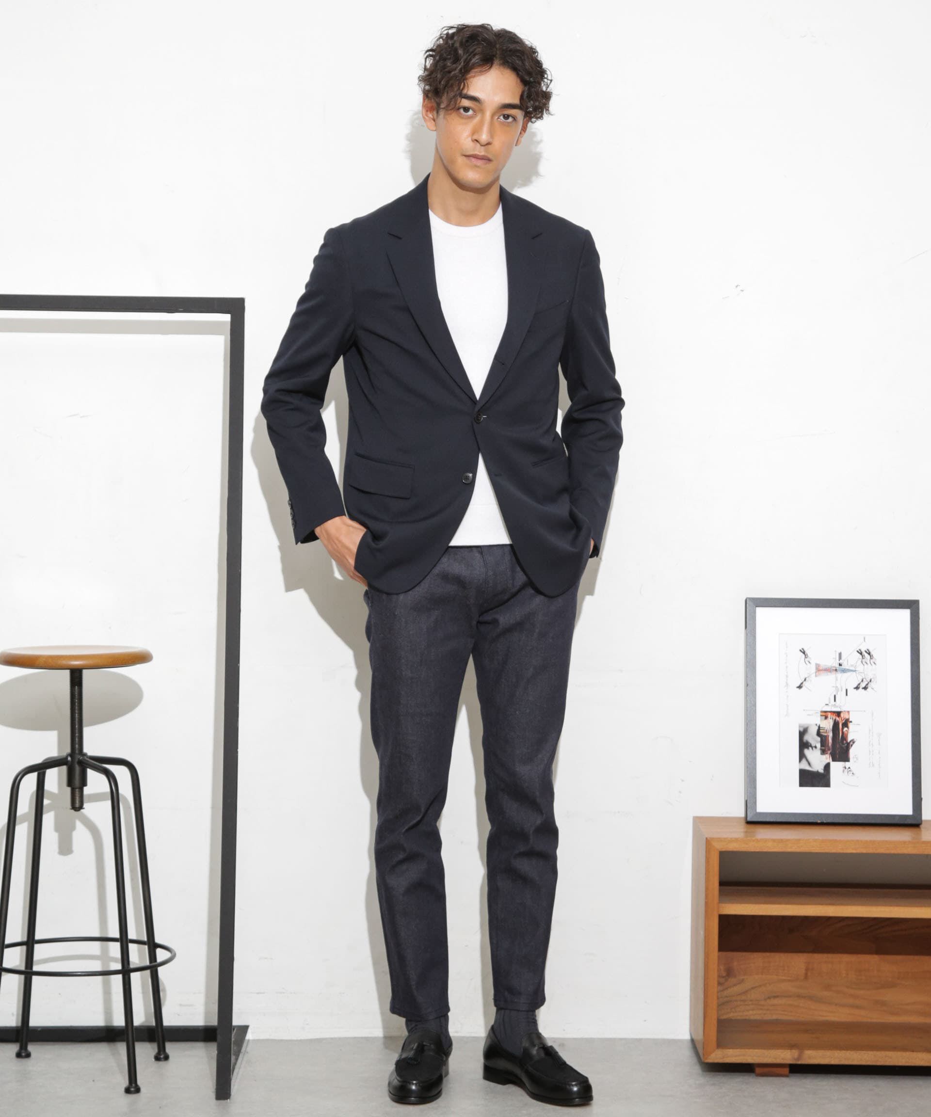 nano･universe「｢ESSENTIALLINE｣TWソリッドシングルジャケット」|スーツ|