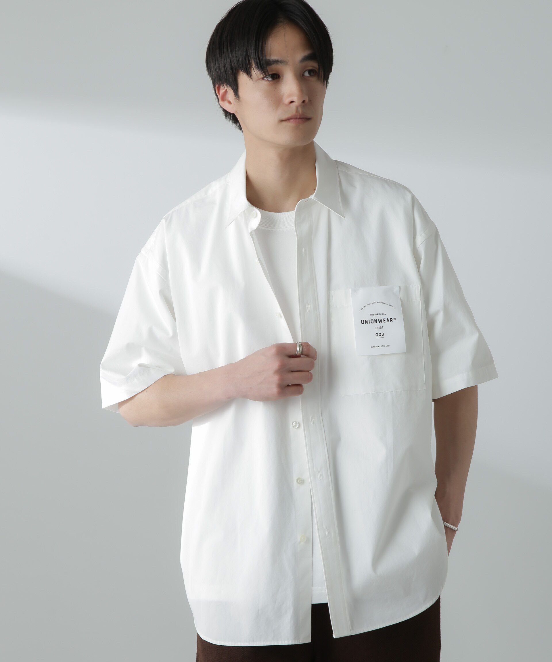 nano･universe「Traditional Weatherwear/SHIRT 003」|シャツ・ブラウス|ホワイト