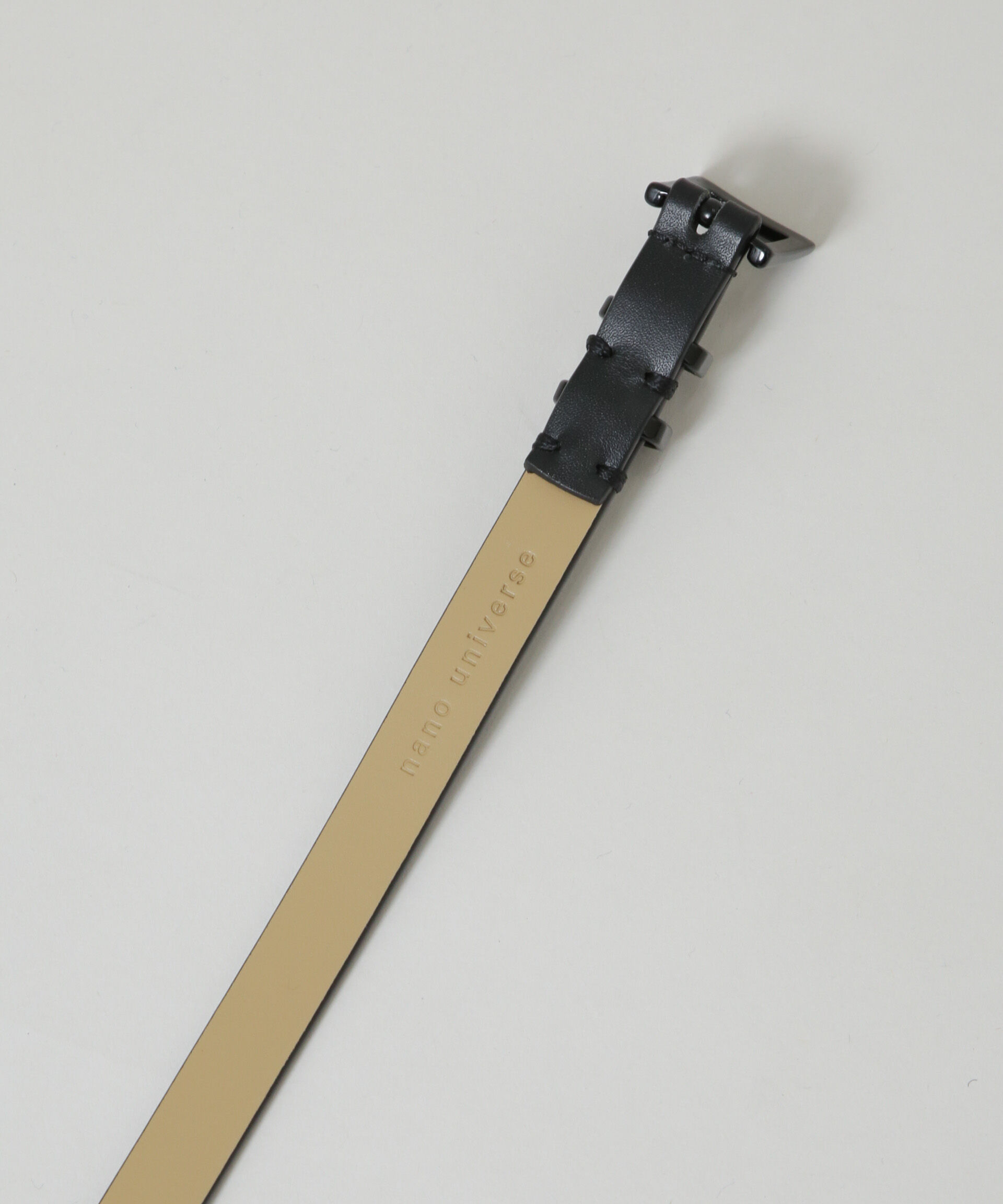 nano･universe「ペイントバックル細ベルト」|ベルト|