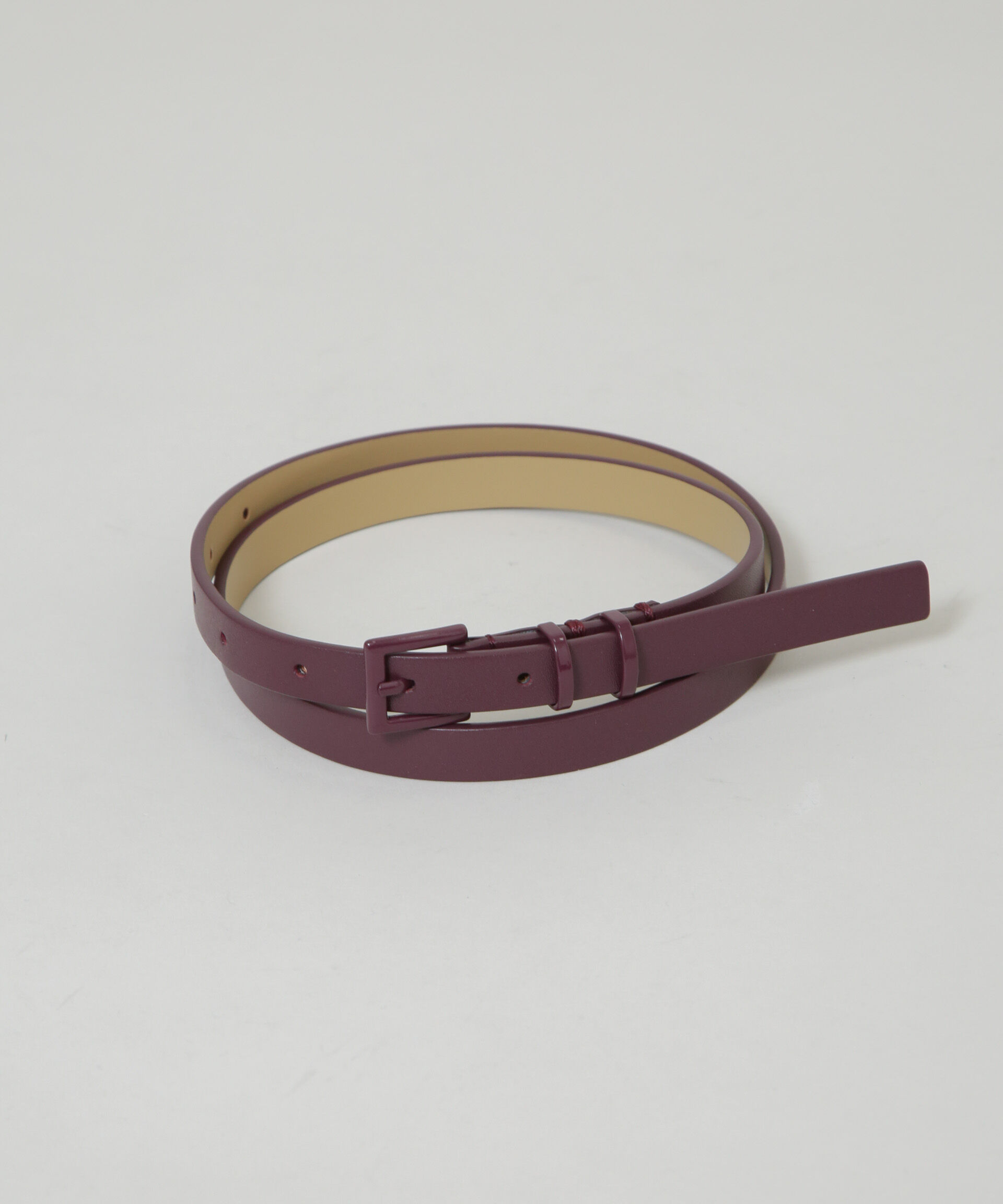 nano･universe「ペイントバックル細ベルト」|ベルト|