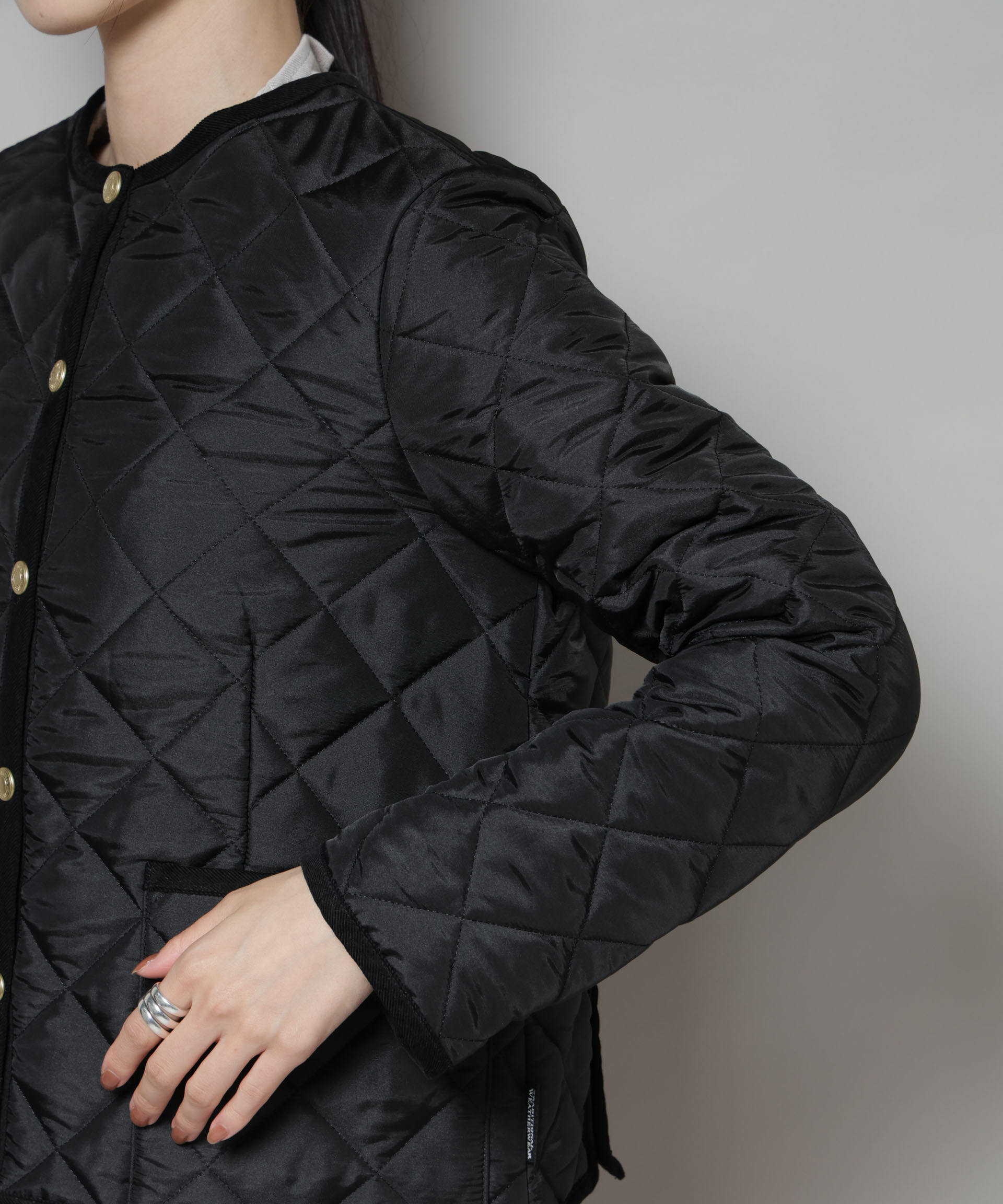 nano･universe「TRADITIONAL WEATHERWEAR/ARKLEY」|ブルゾン・スタジャン|