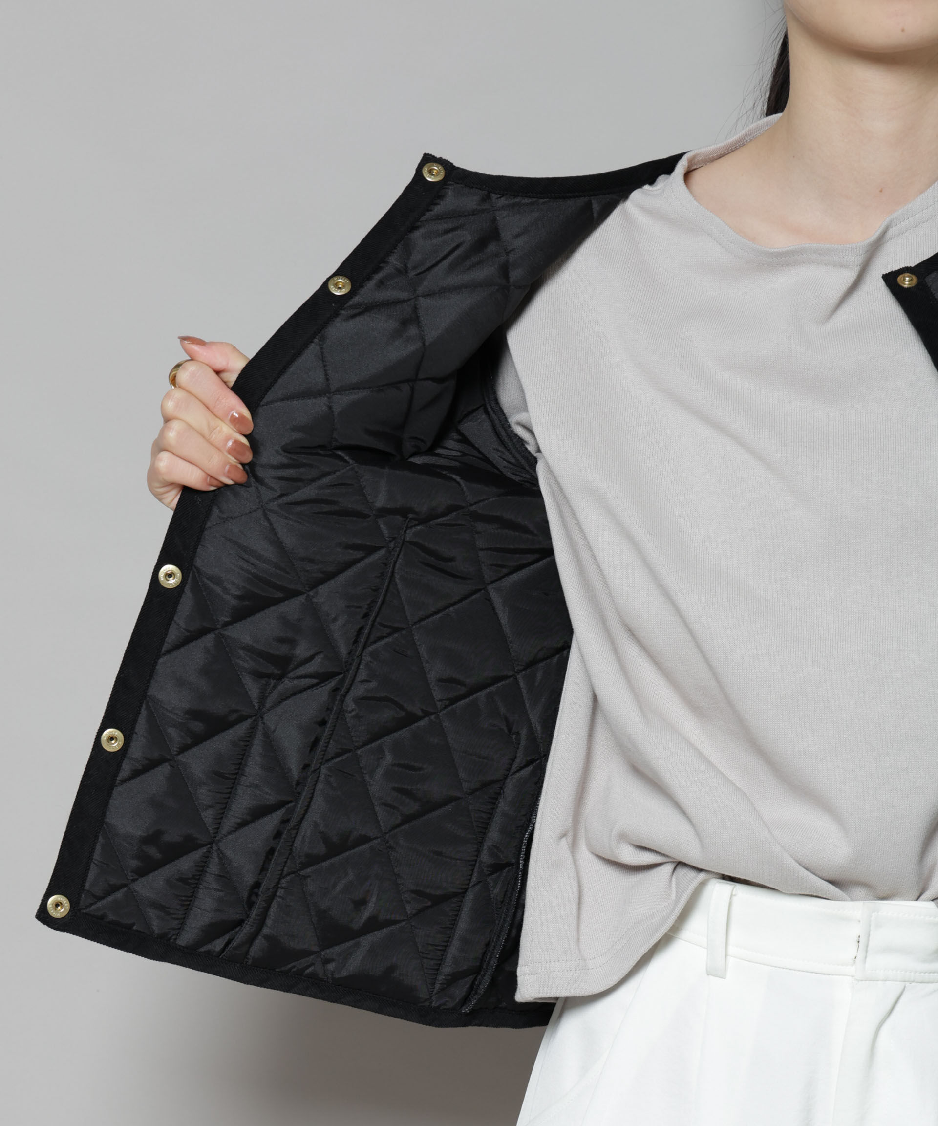 nano･universe「TRADITIONAL WEATHERWEAR/ARKLEY」|ブルゾン・スタジャン|